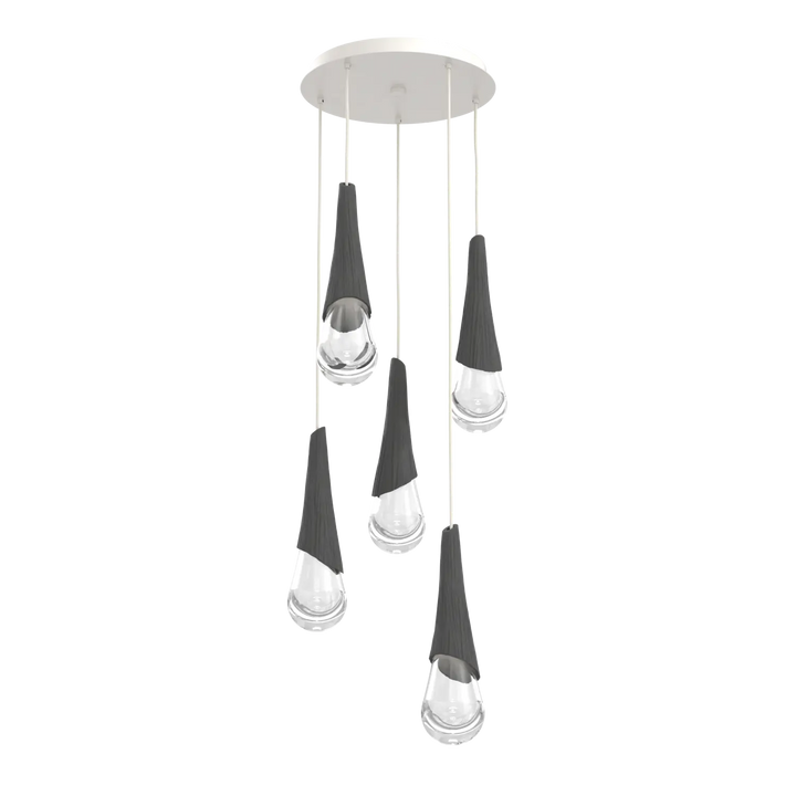 Hammerton Studio Hailstone Round Multi-Pendant Chandelier