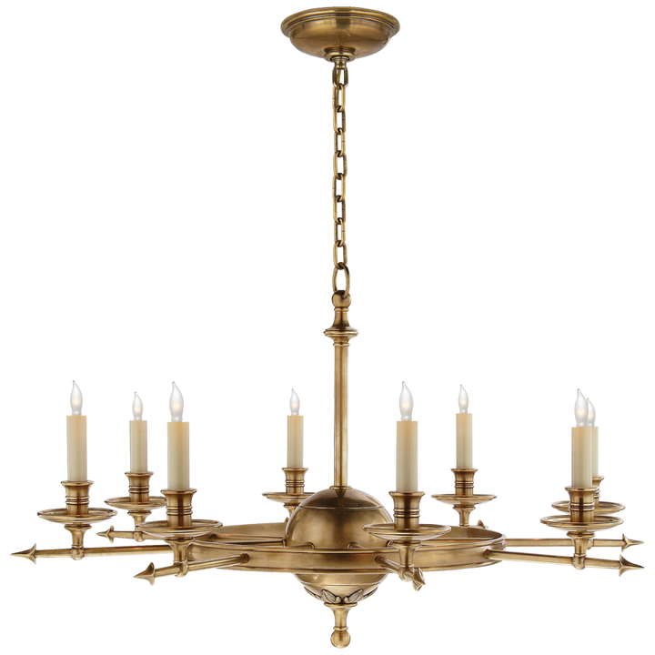 Visual Comfort & Co. Leaf and Arrow Large Chandelier