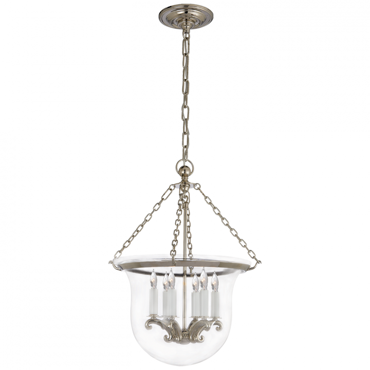 Visual Comfort & Co. Country Medium Bell Jar Lantern Pendants Visual Comfort & Co.   