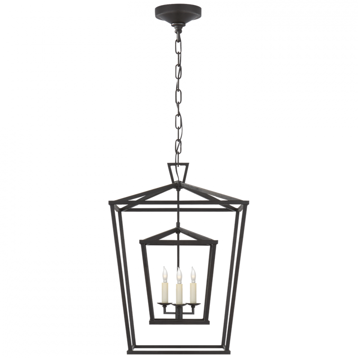 Visual Comfort Darlana Medium Double Cage Lantern Pendants Visual Comfort & Co.   