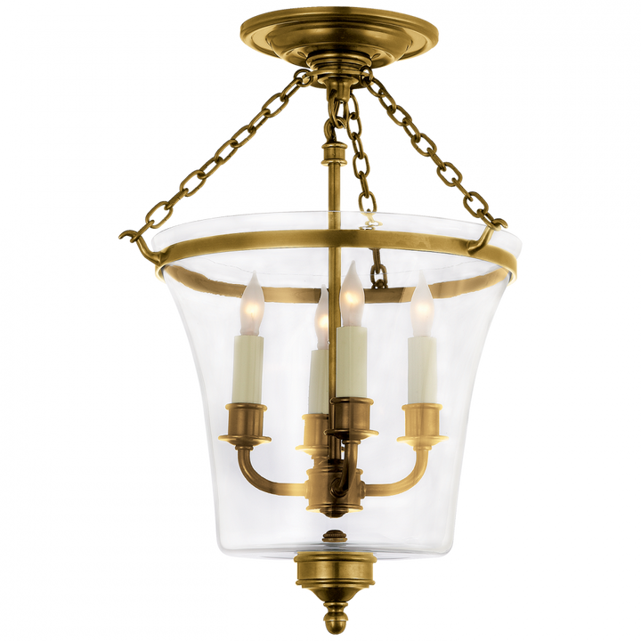 Visual Comfort & Co. Sussex Semi-Flush Bell Jar Lantern