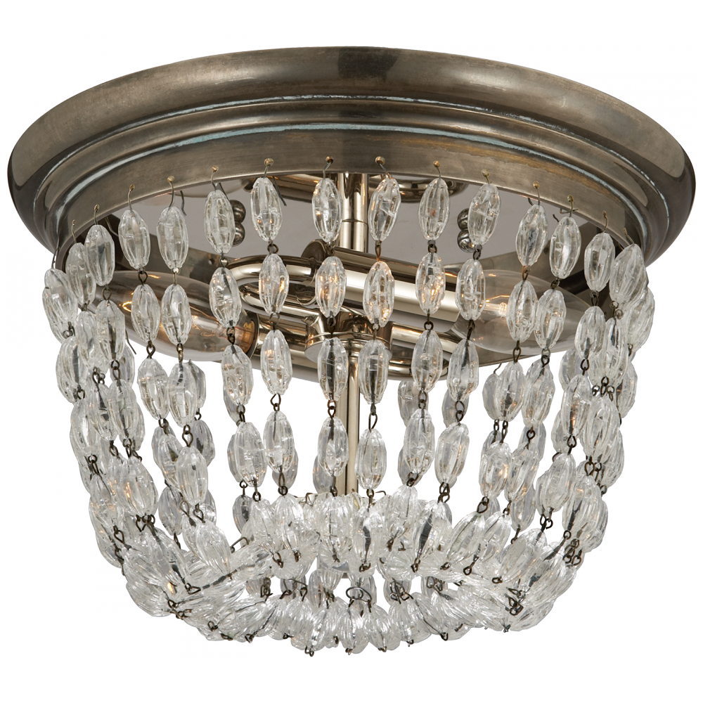 Visual Comfort & Co. Paris Flea Market Small Flush Mount Ceiling Flush Mounts Visual Comfort & Co.   