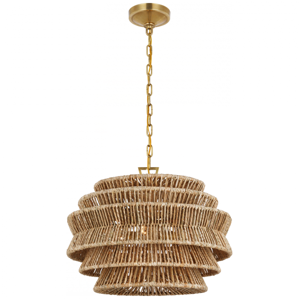 Visual Comfort & Co. Antigua Small Drum Chandelier Chandeliers Visual Comfort & Co.   