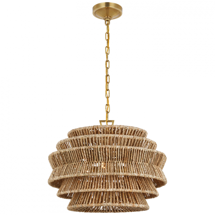 Visual Comfort & Co. Antigua Small Drum Chandelier Chandeliers Visual Comfort & Co.   