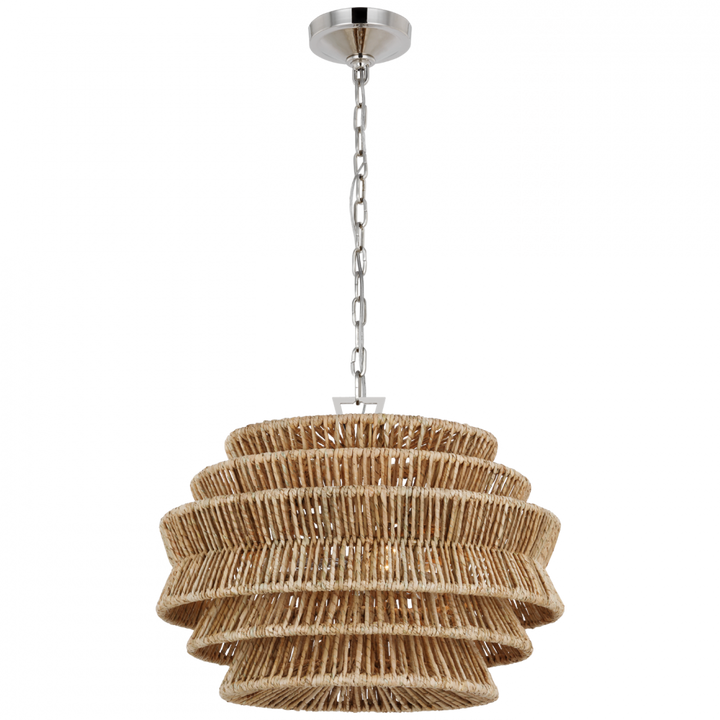 Visual Comfort & Co. Antigua Small Drum Chandelier Chandeliers Visual Comfort & Co.   