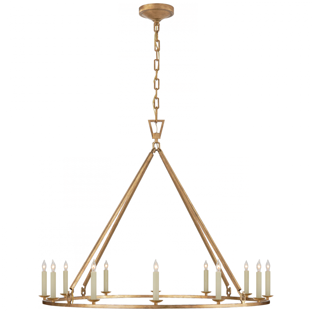 Visual Comfort & Co. Darlana Large Single Ring Chandelier
