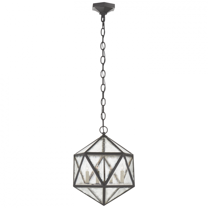 Visual Comfort & Co. Zeno Medium 18 Facet Hedron Lantern