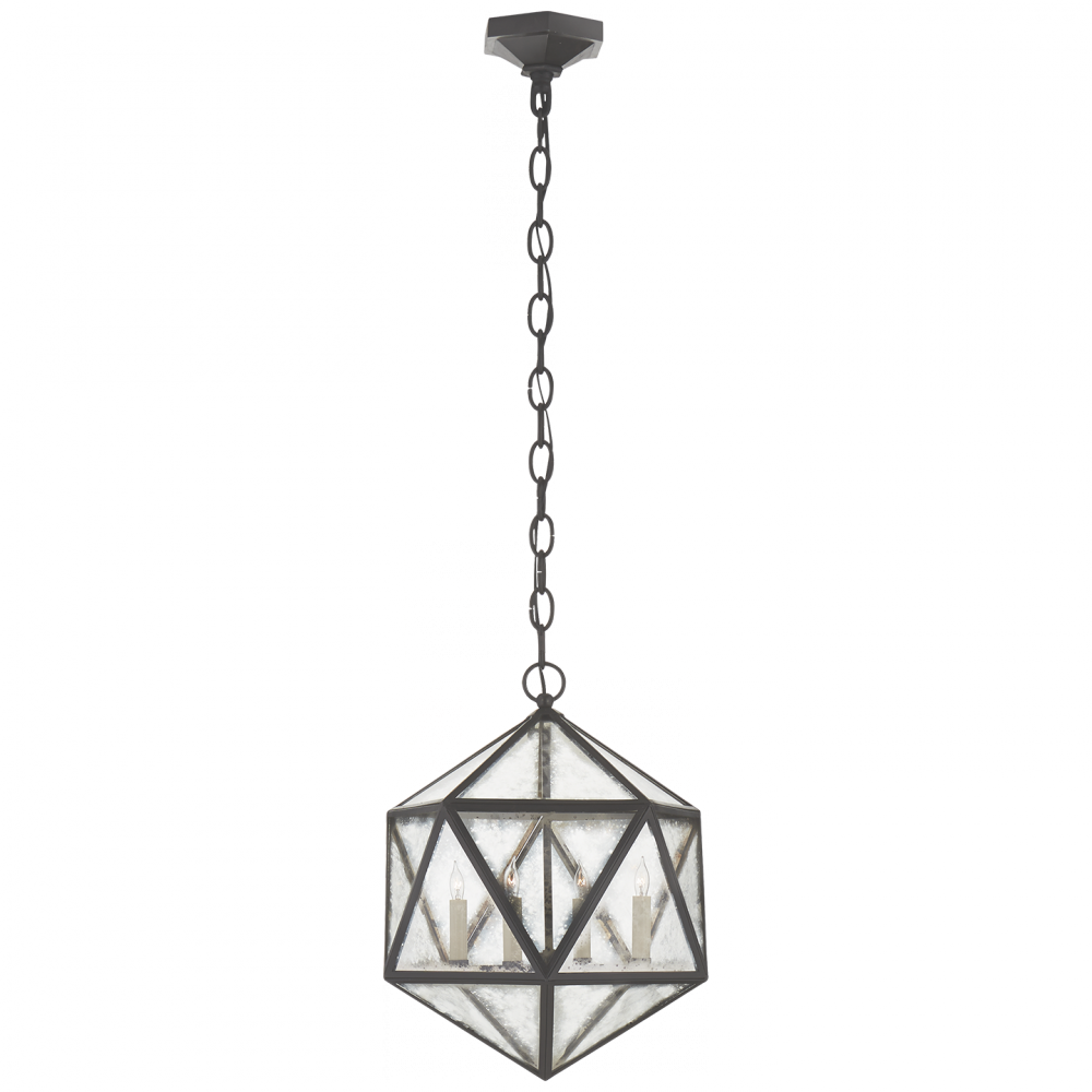 Visual Comfort & Co. Zeno Medium 18 Facet Hedron Lantern