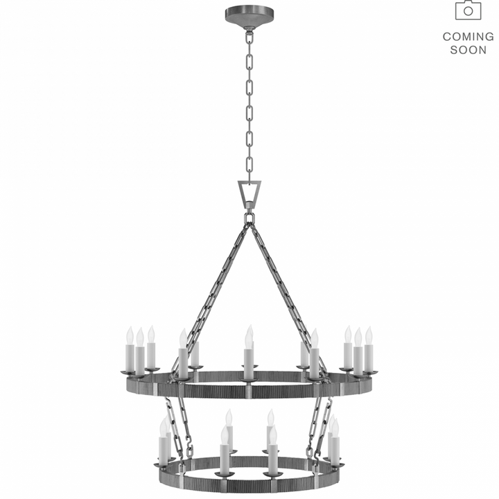 Visual Comfort & Co. Darlana Medium Two Tier Chandelier