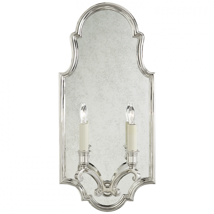 Visual Comfort & Co. Sussex Medium Framed Double Sconce Wall Sconces Visual Comfort & Co.   