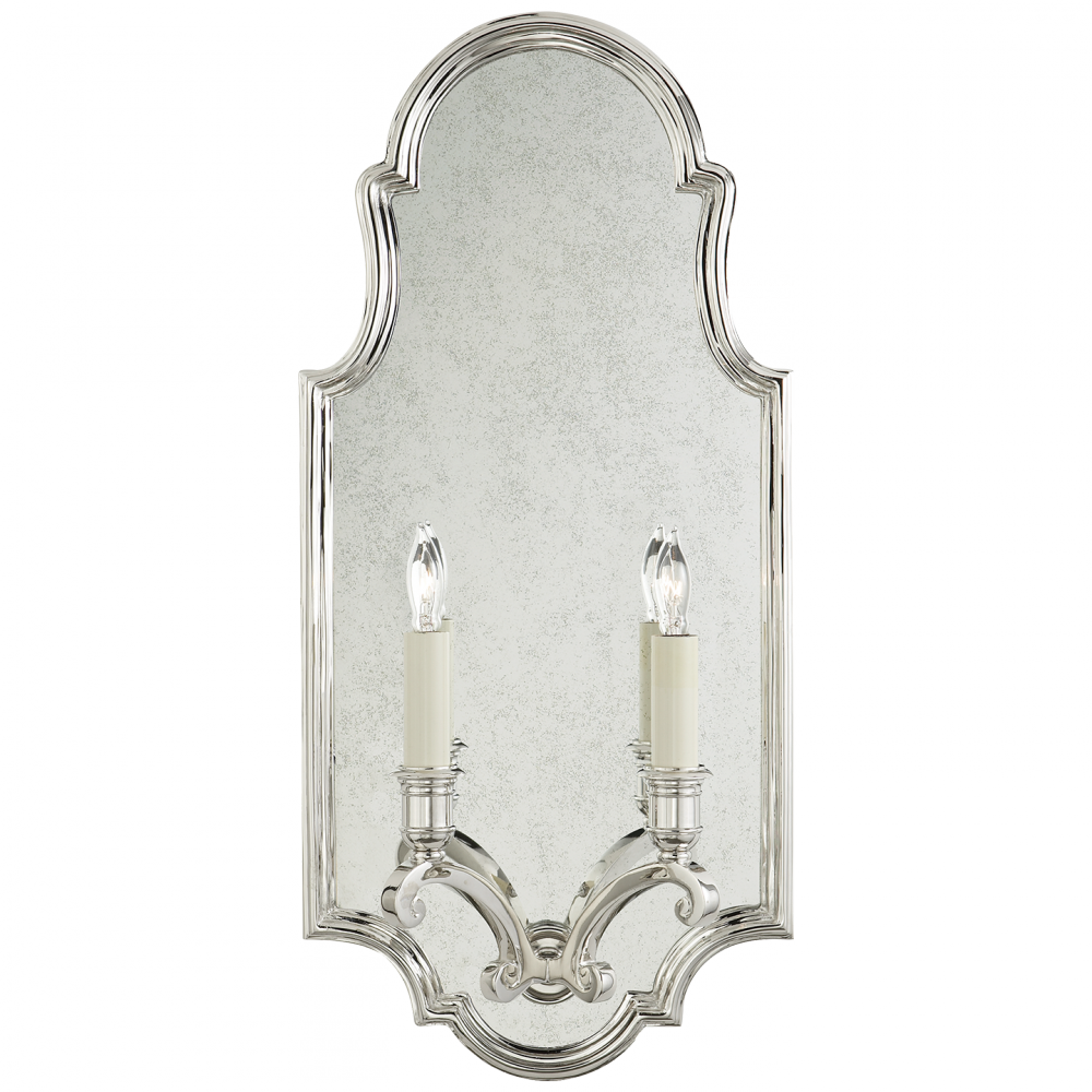 Visual Comfort & Co. Sussex Medium Framed Double Sconce Wall Sconces Visual Comfort & Co.   