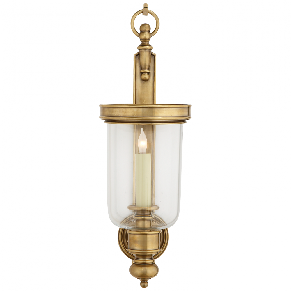 Visual Comfort & Co. Georgian Small Hurricane Wall Sconce