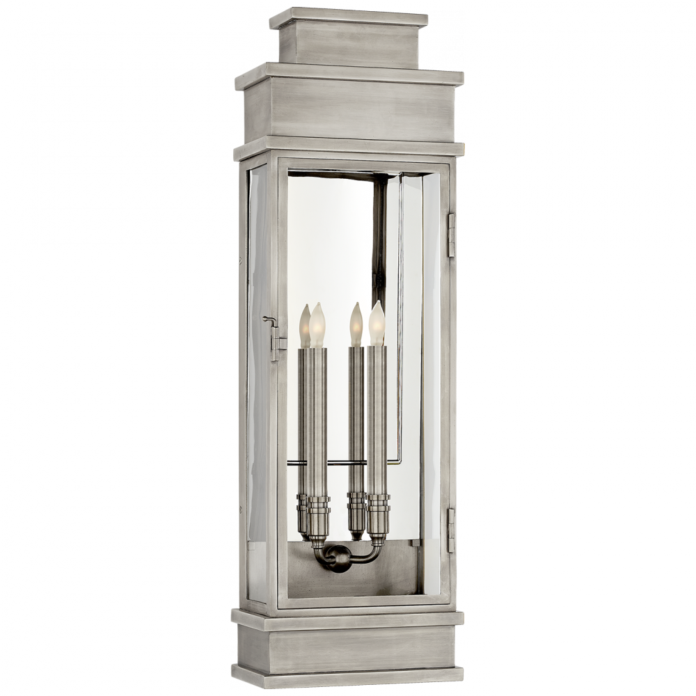 Visual Comfort & Co. Linear Large Wall Lantern Outdoor Flush Mounts Visual Comfort & Co.   