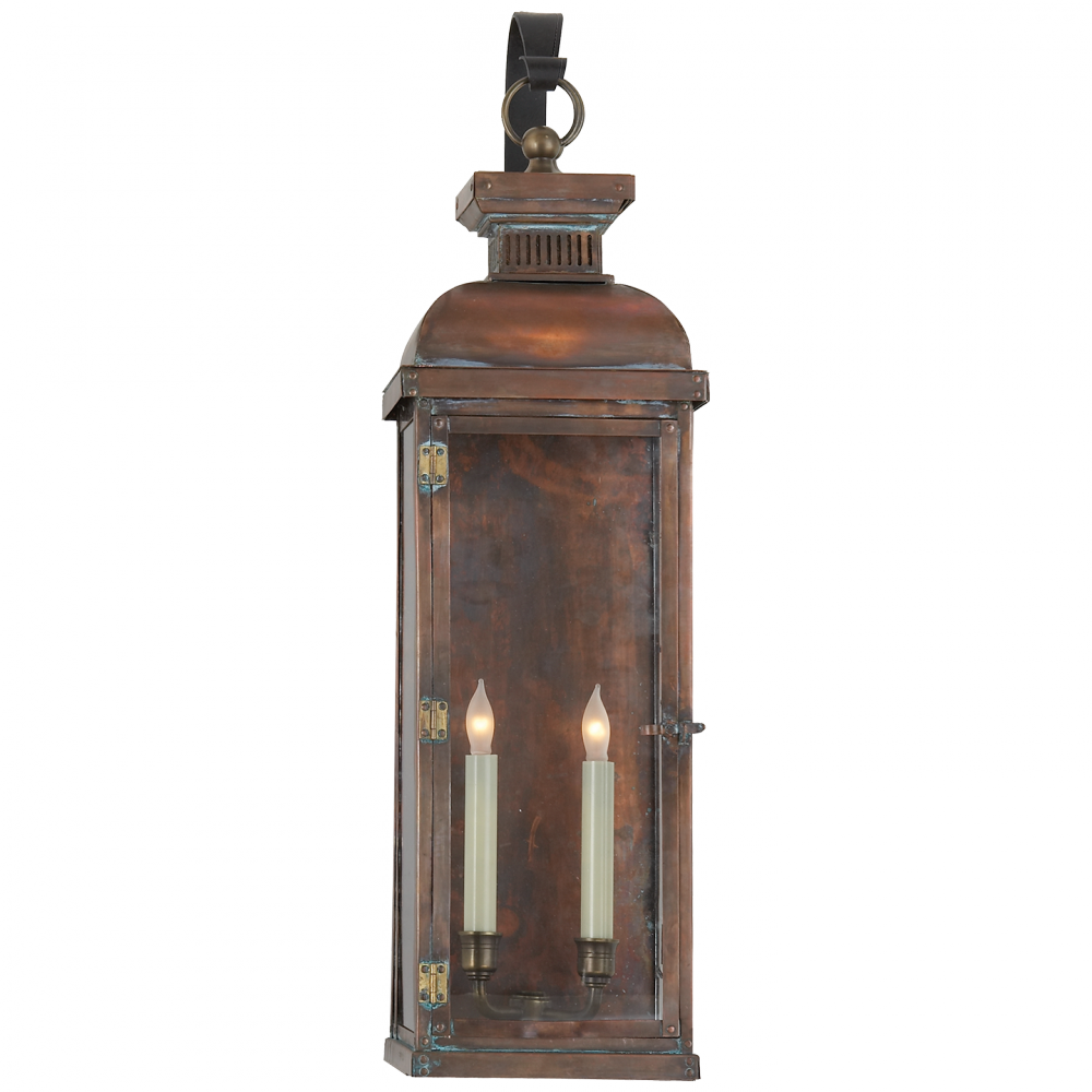 Visual Comfort & Co. Suffork Tall Scroll Arm Lantern