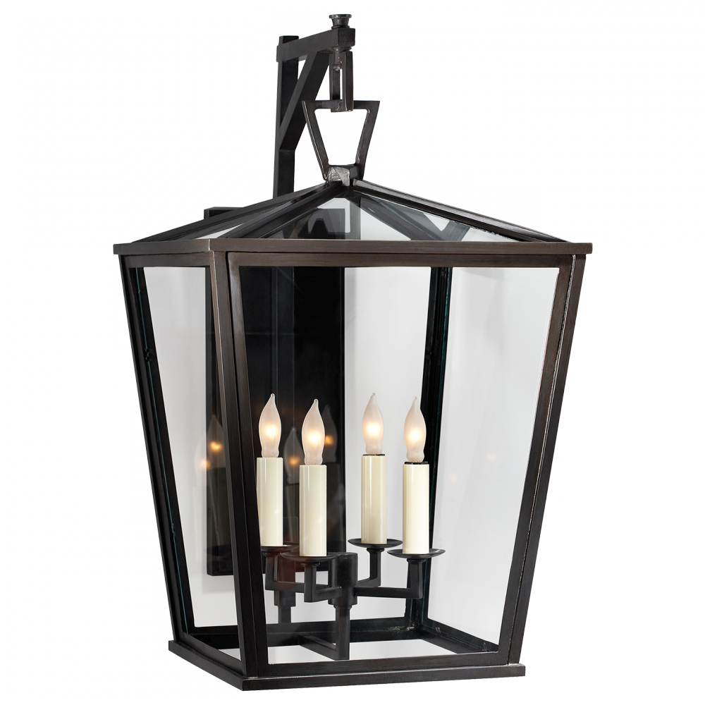 Visual Comfort Darlana Medium Bracket Lantern Outdoor Flush Mounts Visual Comfort & Co.   