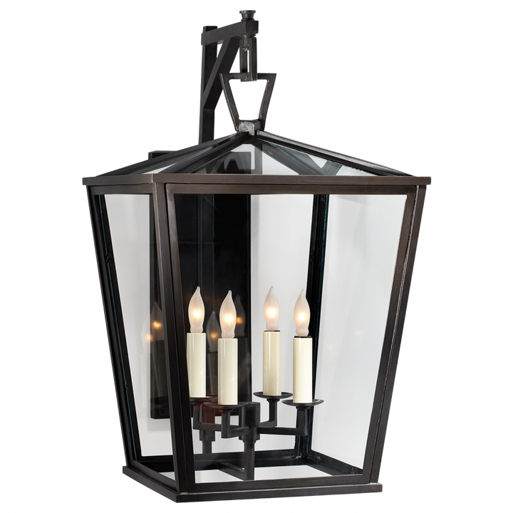 Visual Comfort Darlana Medium Bracket Lantern Outdoor Flush Mounts Visual Comfort & Co.   