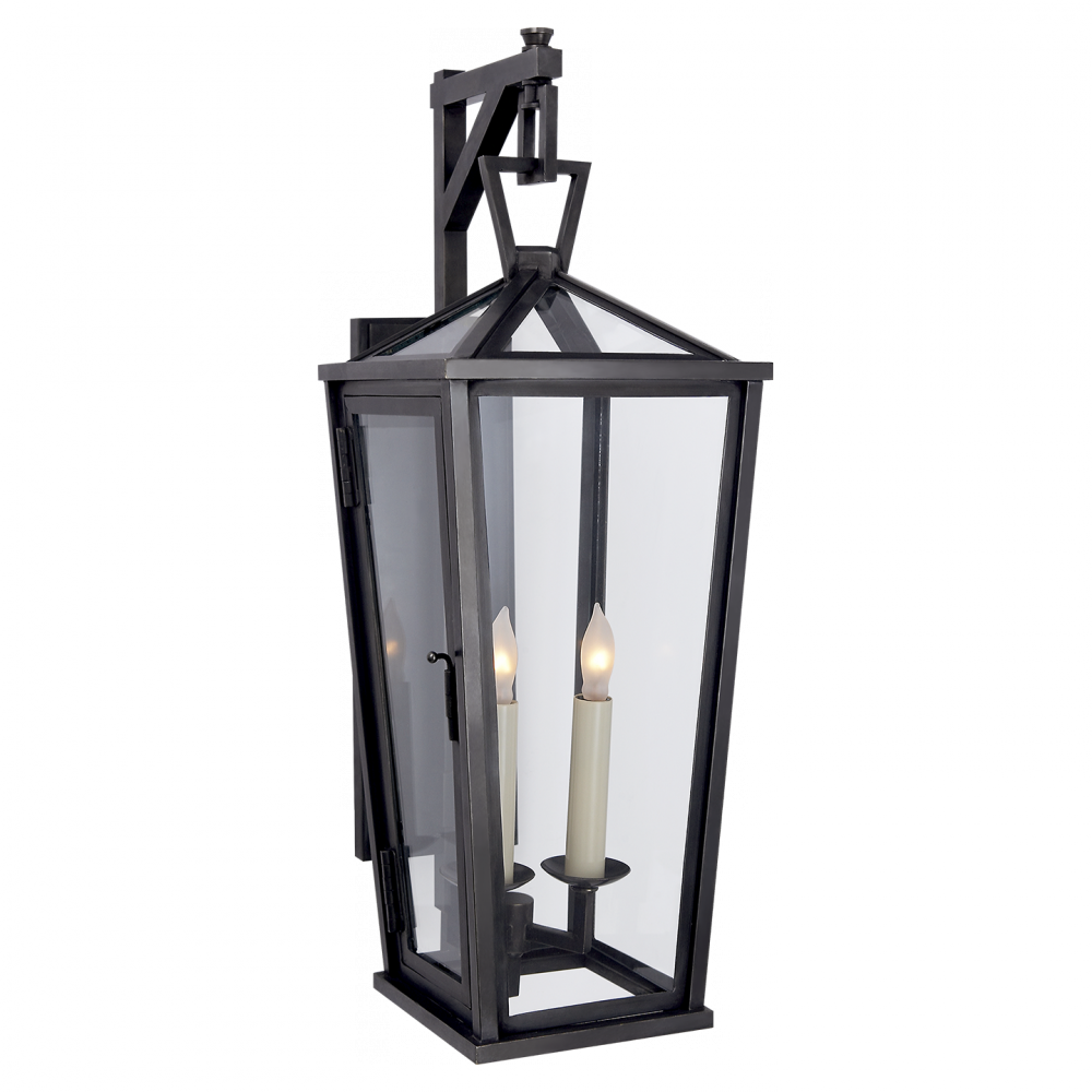 Visual Comfort & Co. Darlana Small Tall Bracketed Wall Lantern Outdoor Flush Mounts Visual Comfort & Co.   