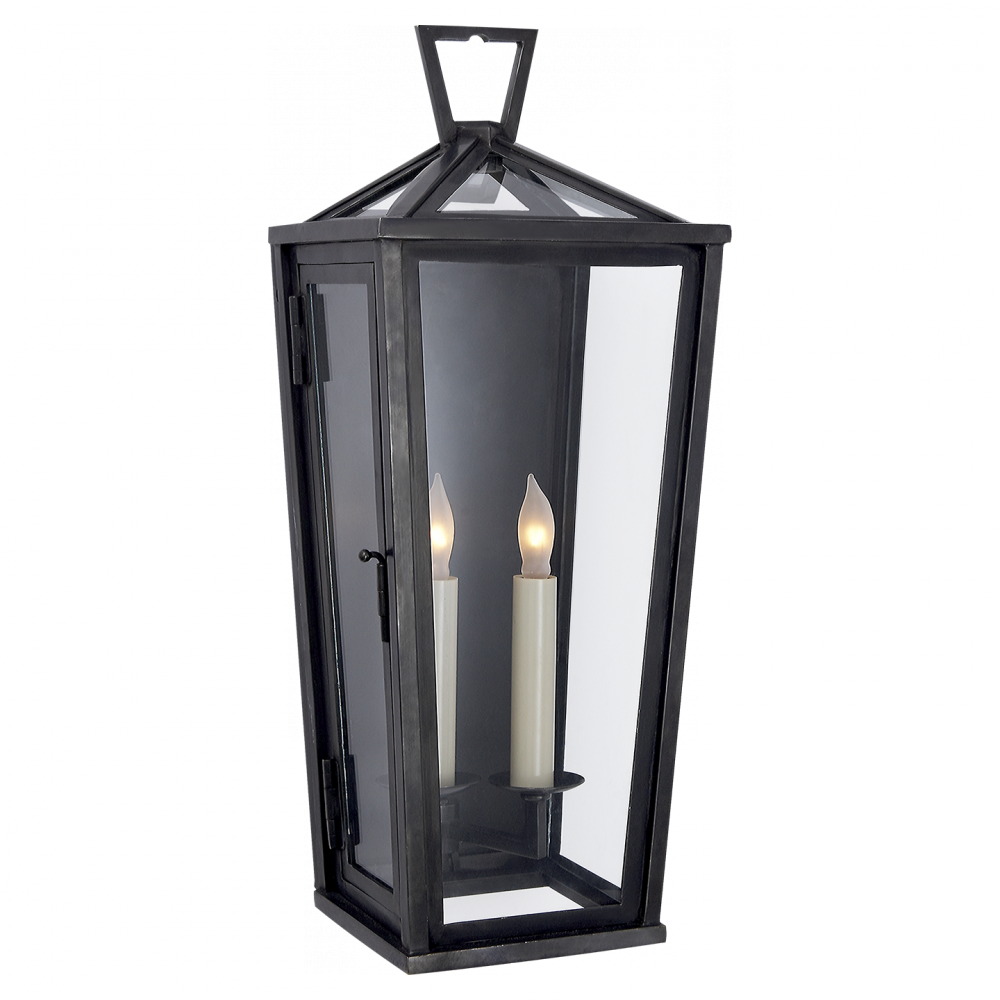 Visual Comfort Darlana Small Tall 3/4 Wall Lantern