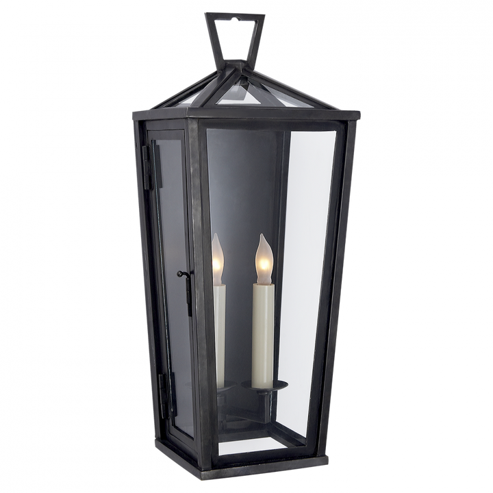 Visual Comfort Darlana Small Tall 3/4 Wall Lantern