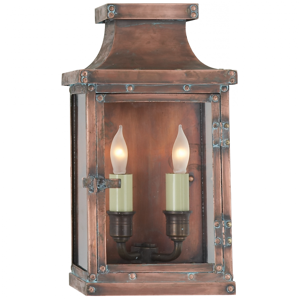 Visual Comfort & Co. Bedford Small 3/4 Lantern Outdoor Flush Mounts Visual Comfort & Co.   