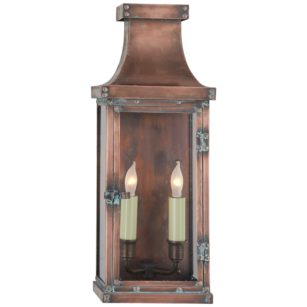 Visual Comfort & Co. Bedford Medium 3/4 Lantern Outdoor Flush Mounts Visual Comfort & Co.   