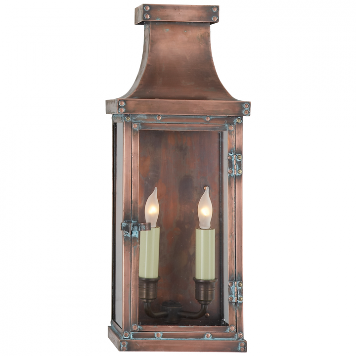 Visual Comfort & Co. Bedford Medium 3/4 Lantern Outdoor Flush Mounts Visual Comfort & Co.   