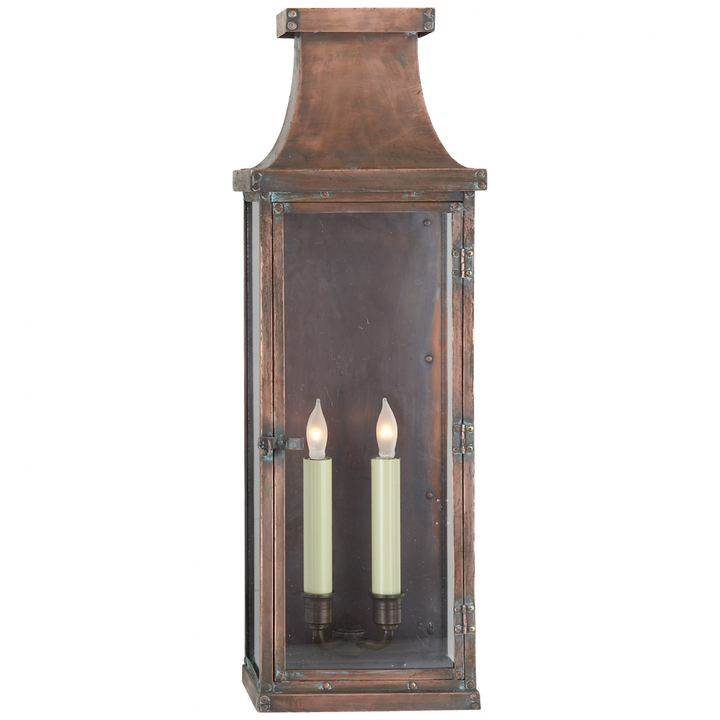 Visual Comfort & Co. Bedford Large 3/4 Lantern Outdoor Flush Mounts Visual Comfort & Co.   