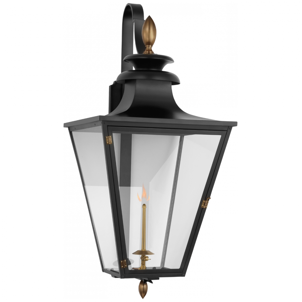 Visual Comfort & Co. Albermarle Large Bracketed Gas Wall Lantern Outdoor Flush Mounts Visual Comfort & Co.   