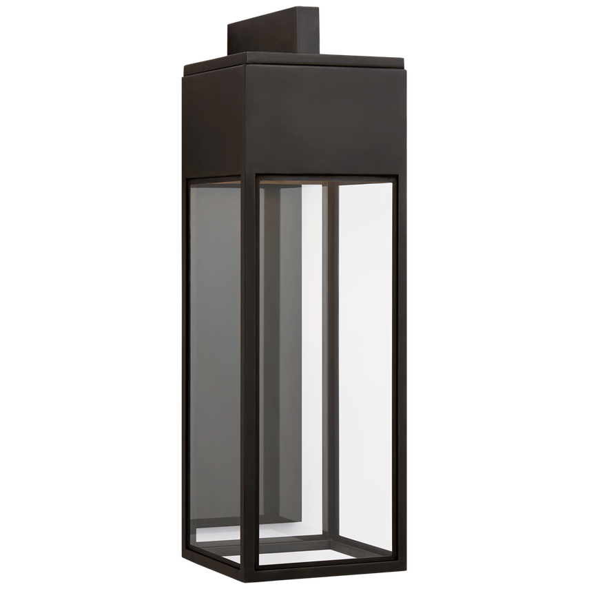 Visual Comfort & Co. Irvine Large Bracketed Wall Lantern Outdoor Flush Mounts Visual Comfort & Co. Bronze  