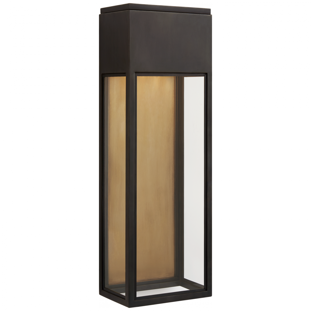 Visual Comfort & Co. Irvine Large 3/4 Wall Lantern Outdoor Flush Mounts Visual Comfort & Co.   