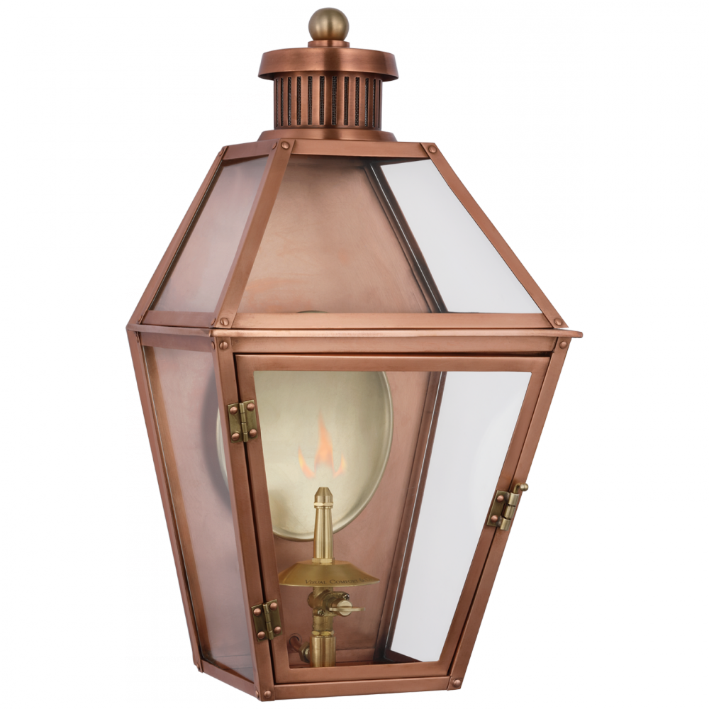 Visual Comfort & Co. Stratford Small 3/4 Gas Wall Lantern