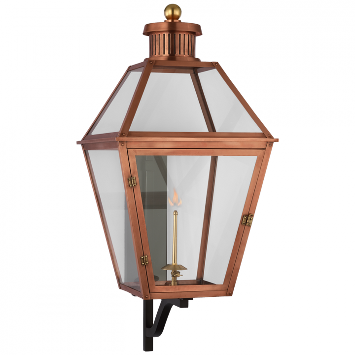 Visual Comfort & Co. Stratford XL Bracketed Gas Wall Lantern