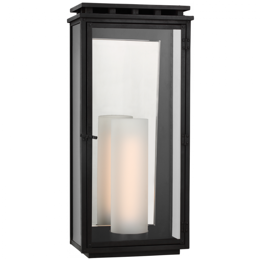 Visual Comfort & Co. Cheshire Large 3/4 Wall Lantern Outdoor Flush Mounts Visual Comfort & Co.   