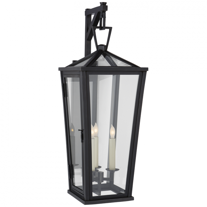 Visual Comfort & Co. Darlana Medium Tall Bracketed Wall Lantern Outdoor Flush Mounts Visual Comfort & Co.   