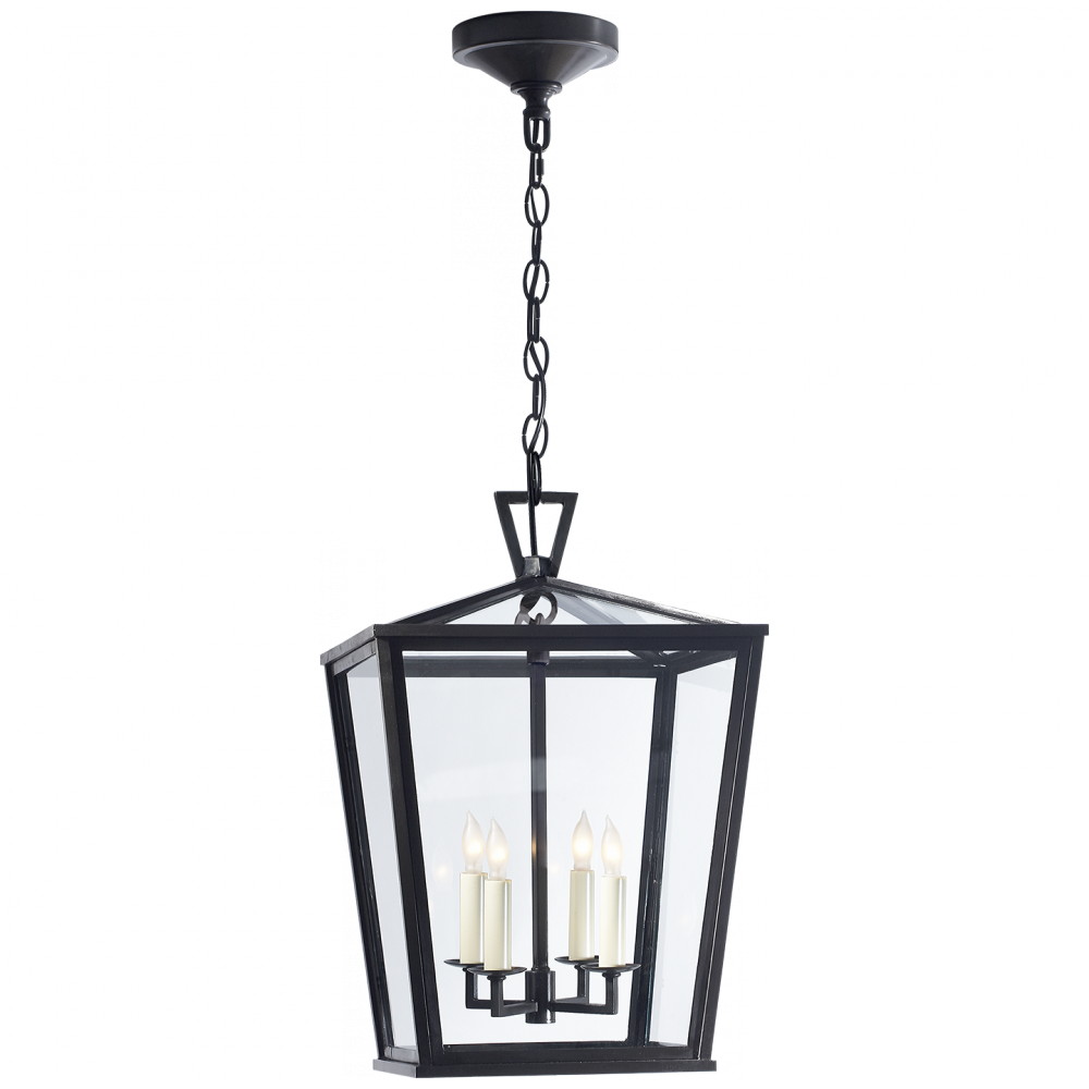 Visual Comfort Darlana Small Hanging Lantern Outdoor Hanging Lights Visual Comfort & Co.   