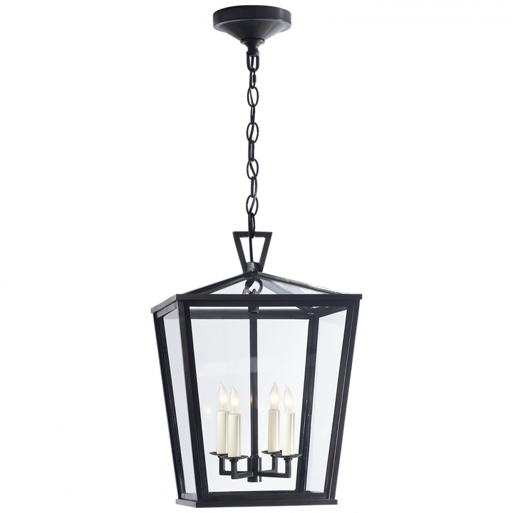 Visual Comfort & Co. Darlana Small Hanging Lantern Outdoor Hanging Lights Visual Comfort & Co.   