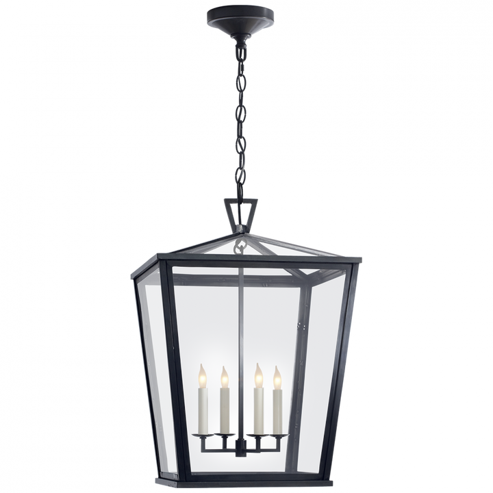 Visual Comfort Darlana Medium Hanging Lantern Outdoor Hanging Lights Visual Comfort & Co.   