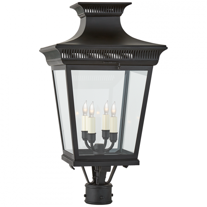 Visual Comfort & Co. Elsinore Medium Post Lantern Outdoor Flush Mounts Visual Comfort & Co.   