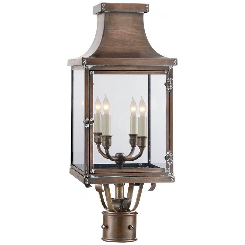 Visual Comfort & Co. Bedford Post Lantern Outdoor Flush Mounts Visual Comfort & Co.   