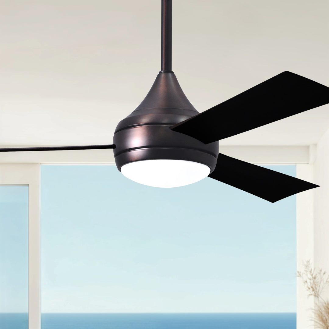 Matthews Fan Company Atlas Donaire 52" Outdoor Ceiling Fan, Coastal Wet Rated