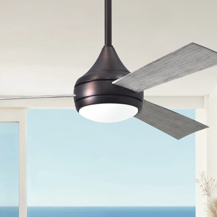 Matthews Fan Company Atlas Donaire 52" Outdoor Ceiling Fan, Coastal Wet Rated