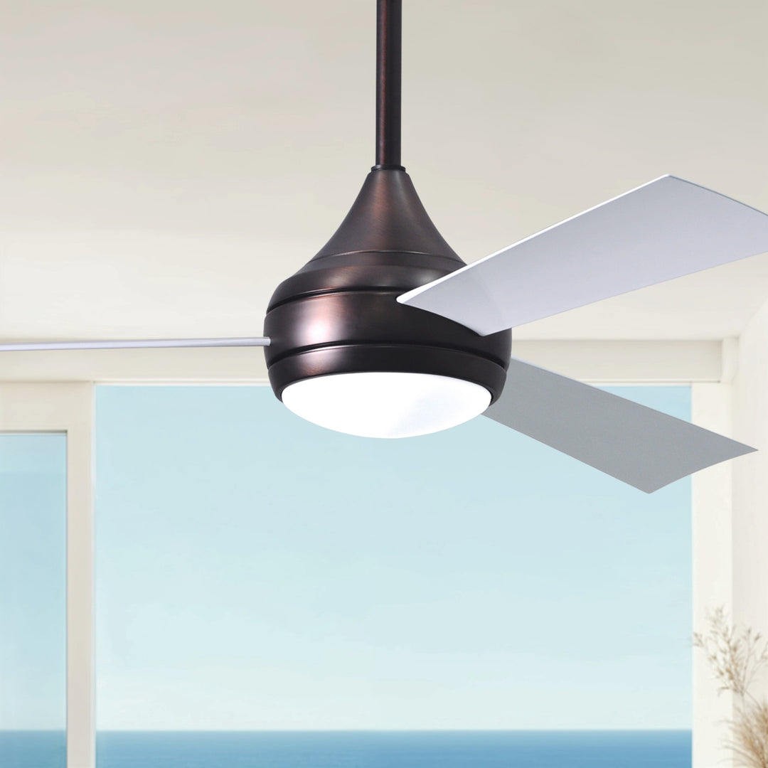 Matthews Fan Company Atlas Donaire 52" Outdoor Ceiling Fan, Coastal Wet Rated