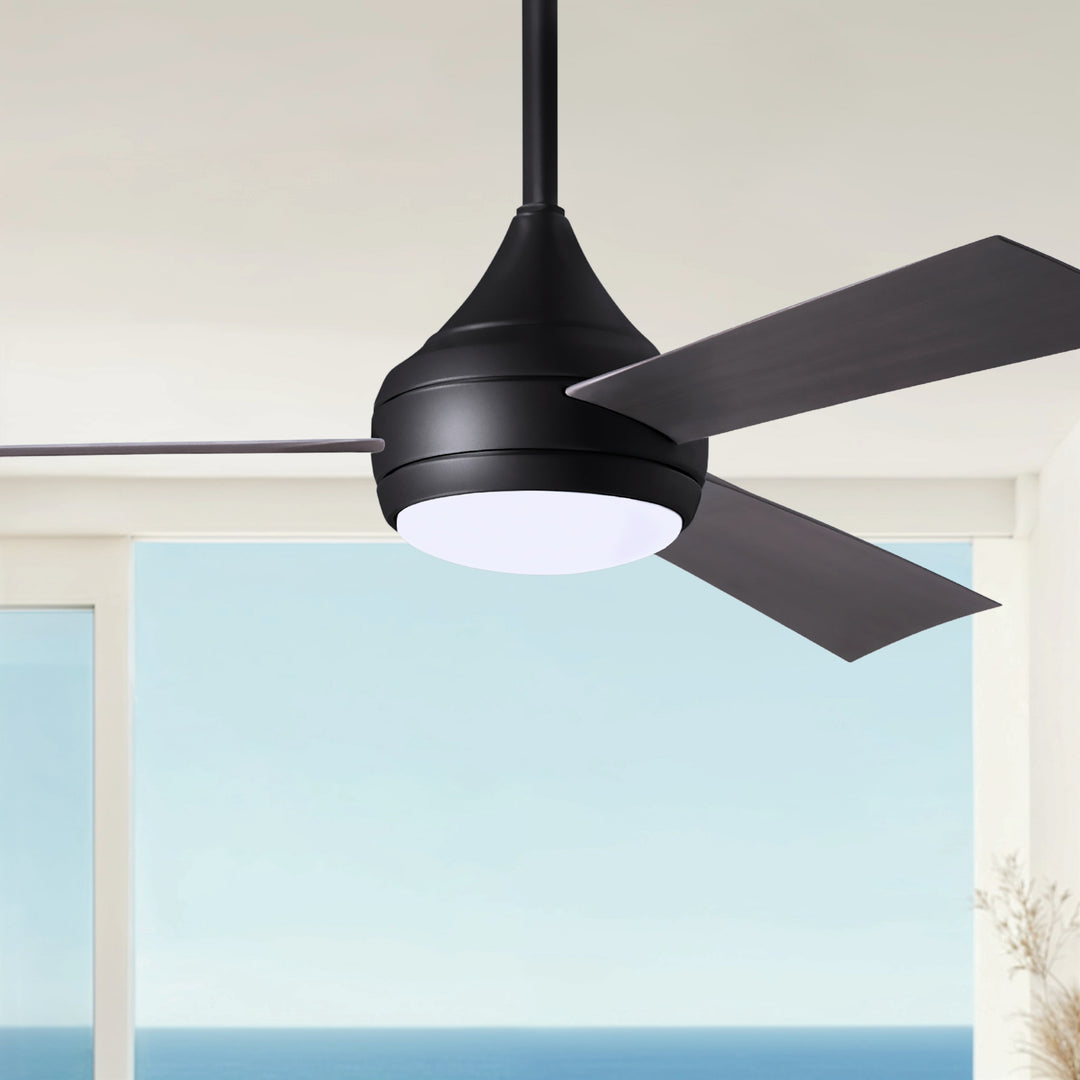 Matthews Fan Company Atlas Donaire 52" Outdoor Ceiling Fan, Coastal Wet Rated