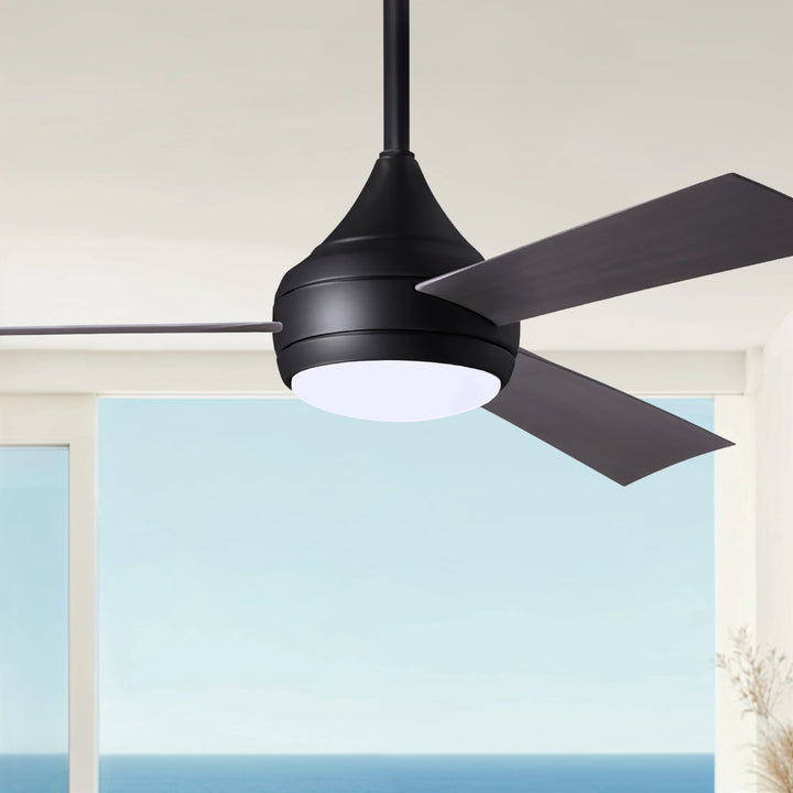Matthews Fan Company Atlas Donaire 52" Outdoor Ceiling Fan, Coastal Wet Rated