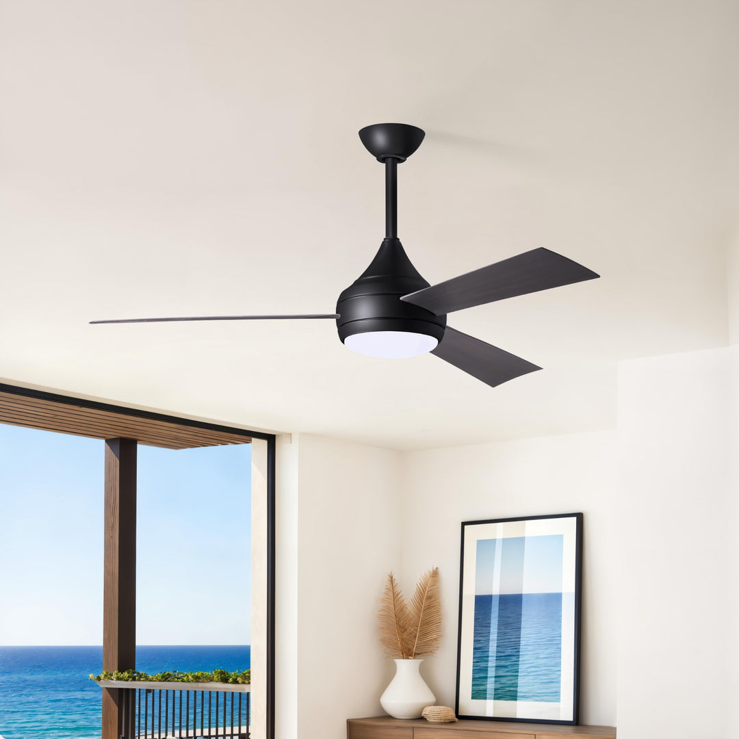Matthews Fan Company Atlas Donaire 52" Outdoor Ceiling Fan, Coastal Wet Rated