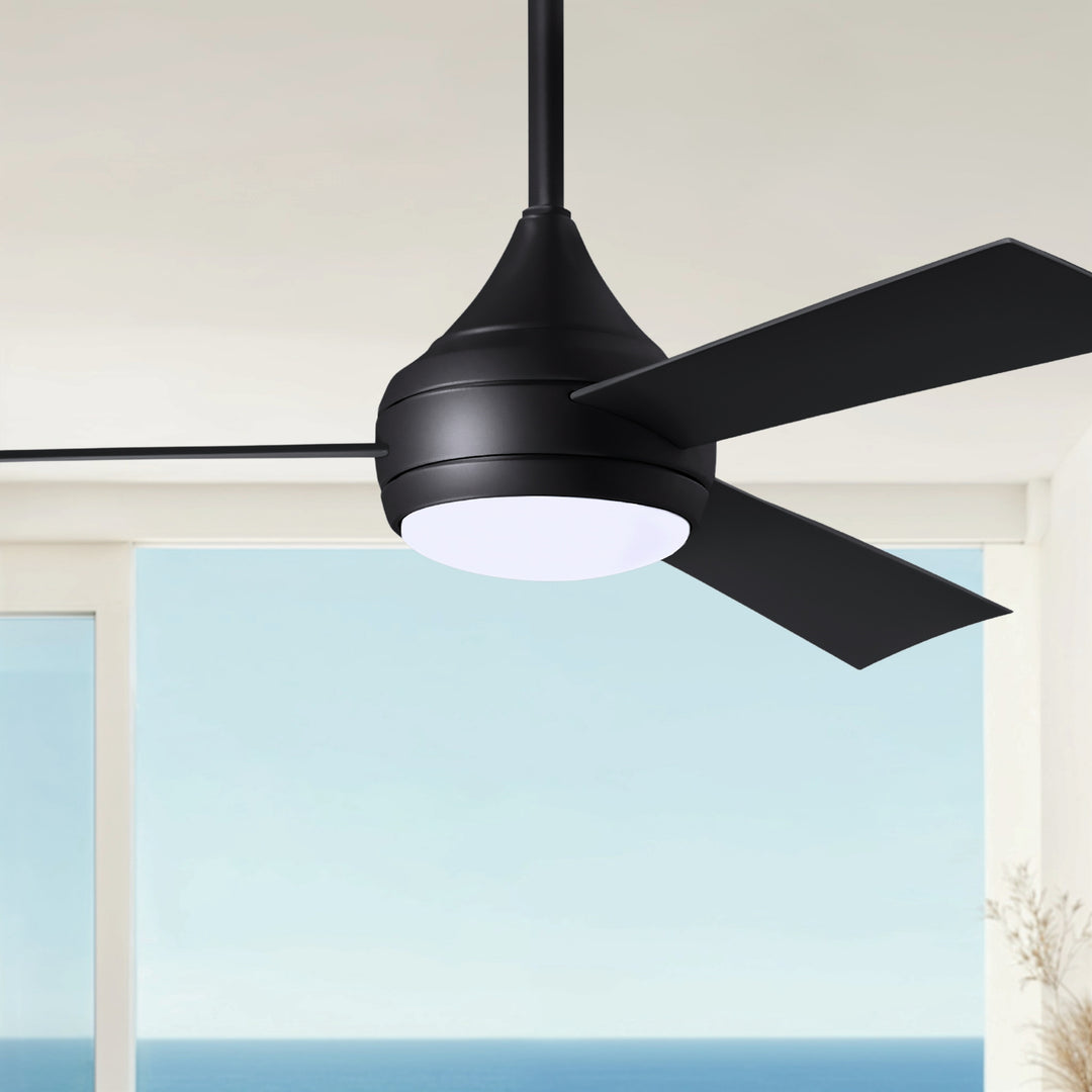 Matthews Fan Company Atlas Donaire 52" Outdoor Ceiling Fan, Coastal Wet Rated
