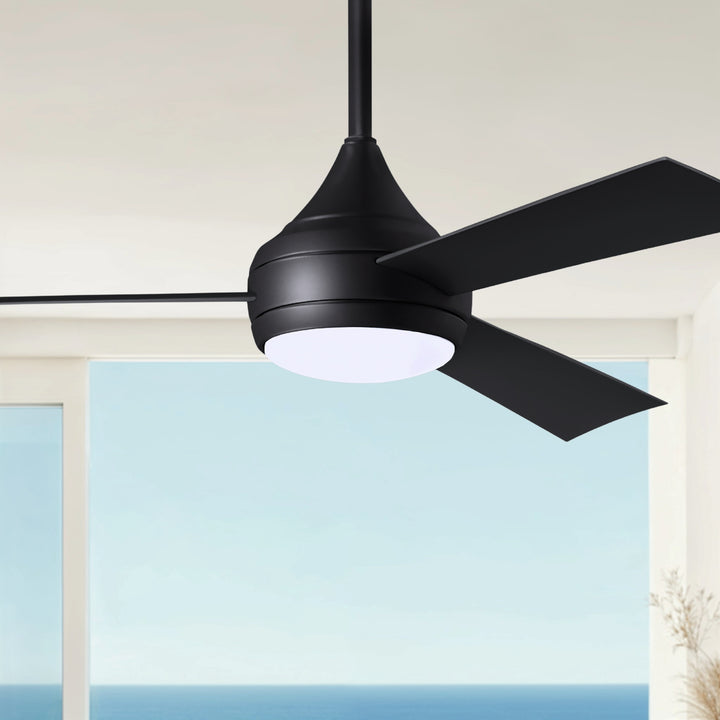 Matthews Fan Company Atlas Donaire 52" Outdoor Ceiling Fan, Coastal Wet Rated