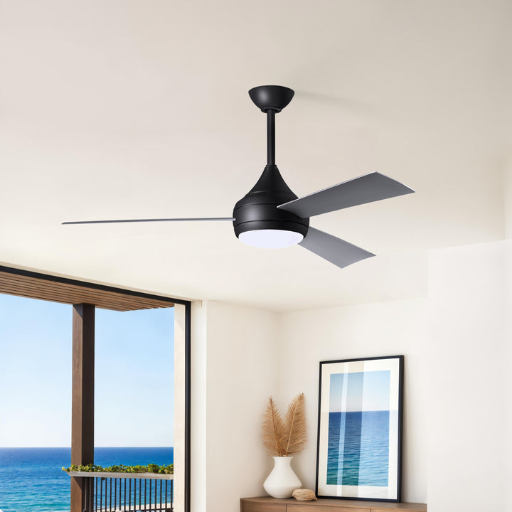 Matthews Fan Company Atlas Donaire 52" Outdoor Ceiling Fan, Coastal Wet Rated
