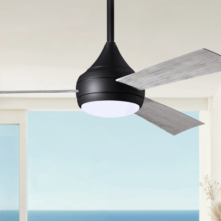 Matthews Fan Company Atlas Donaire 52" Outdoor Ceiling Fan, Coastal Wet Rated