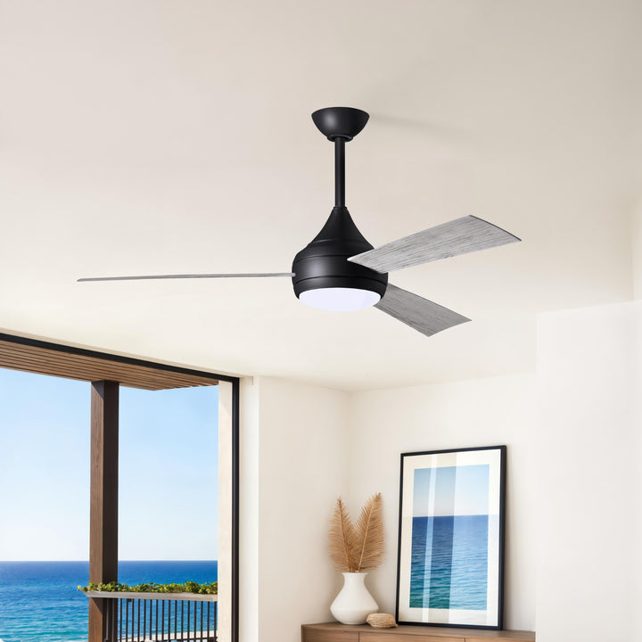 Matthews Fan Company Atlas Donaire 52" Outdoor Ceiling Fan, Coastal Wet Rated